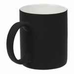 Кружка PROMO SOFT с покрытием софт-тач, черная