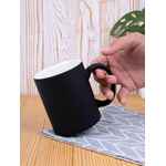 Кружка PROMO SOFT с покрытием софт-тач, черная