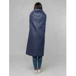 Плед-пончо для пикника SNAPCOAT, синий