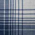 Плед DUOTONE, синий с белым