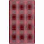 Плед DUOTONE, красный с белым