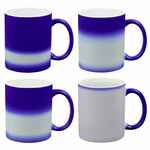 Кружка «Хамелеон», VER.2, матовая, синяя