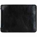 Портмоне ARRIVAL, черное с синим