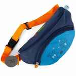 Поясная сумка детская KIDDO, синяя с голубым