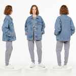Куртка джинсовая O2, голубая, размер XS/S