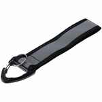 Светоотражающий брелок FLASHLINE, серый с черным