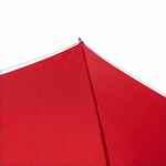 Зонт наоборот складной FUTURUM со светоотражающим кантом, красный