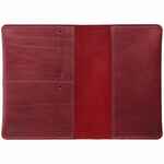 Обложка для паспорта APACHE, VER.2, темно-красная