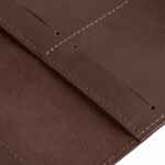 Обложка для паспорта APACHE, VER.2, темно-коричневая