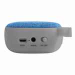 Беспроводная колонка CHUBBY, серая с голубым