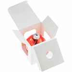 Елочный шар FINERY GLOSS, 8 см, глянцевый красный