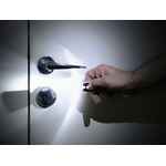 Брелок-фонарик VIVID, VER.2, черный с белым