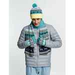 Шарф MIRAKLER, зеленый с желтым