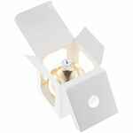 Елочный шар FINERY GLOSS, 10 см, глянцевый золотистый