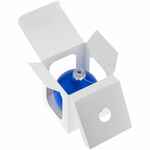 Елочный шар FINERY MATT, 10 см, матовый синий