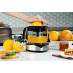 Электрическая соковыжималка для цитрусовых SOURCE FORCE, серебристо-черная