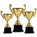 Кубок FLORETTA OVAL, большой, золотистый