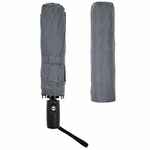 Складной зонт DOME DOUBLE с двойным куполом, серый