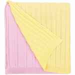 Плед FRIOLENTA, желтый с розовым