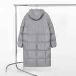 Пуховик унисекс KAPSULA, серый, размер M/L