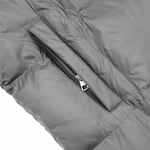 Пуховик унисекс KAPSULA, серый, размер M/L