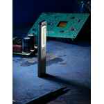 Фонарик-факел аккумуляторный WALLIS с магнитом, серый