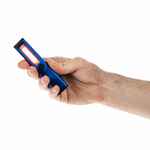 Фонарик-факел аккумуляторный WALLIS с магнитом, синий