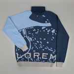 Свитер на заказ TRICKSY NET REGLAN, полушерсть, размер XL