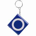 Брелок-фонарик с рулеткой RULE TOOL, синий