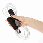 Скакалка скоростная ARRIBA, черная с серым