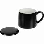 Кружка с подогревом и беспроводной зарядкой DUALBASE VER. 2.0 MATT, черная