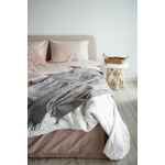 Плед MAGNOLIA, серый с бежевым