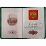 Обложка для паспорта DORSET, зеленая