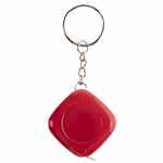 Брелок с рулеткой METRIC, красный