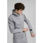 Куртка с капюшоном унисекс BEGI, серая, размер S