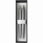 Набор из механического карандаша и ручки POETICA, серебристый