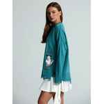 Свитер оверсайз TRICKSY NET GRUNGE на заказ, акрил, размер S/M