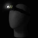 Налобный фонарик аккумуляторный ALNES, черный