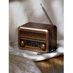 BLUETOOTH-колонка с радио BEATNIK, коричневая