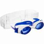 Очки для плавания SWIMATIC, синие с белым