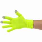 Перчатки сенсорные URBAN FLOW, салатовые неон, размер S/M