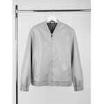 Бомбер из искусственной кожи UNIVER, серый, размер XS/S