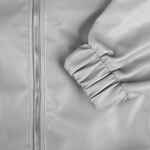 Бомбер из искусственной кожи UNIVER, серый, размер XS/S