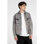 Куртка джинсовая O3, серая, размер XS/S