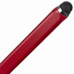 Вечный карандаш QUARTA со стилусом и уровнем, красный