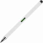 Вечный карандаш QUARTA со стилусом и уровнем, белый