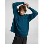 Джемпер оверсайз унисекс STATED в сумке, синий (морская волна), размер S/M