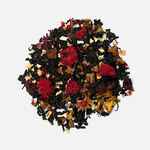 Чай «Сокочай», черный с соком ананаса с вишней, цветками и коркой граната и лемонграссом