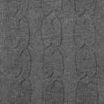 Плед SNEFALD, серый (маренго меланж)