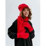 Варежки FLEECY, красные